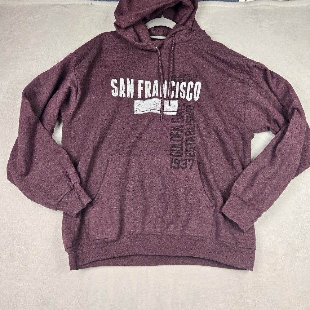Mens Red‎ San Francisco Sweatshirt Large